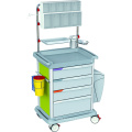 MT MEDICAL abs emergency anesthesia crash cart, Hot sell medical hospital trolley for ICU room